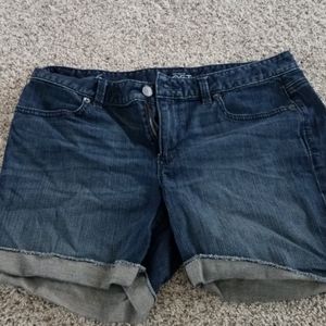 Loft jean shorts size 6